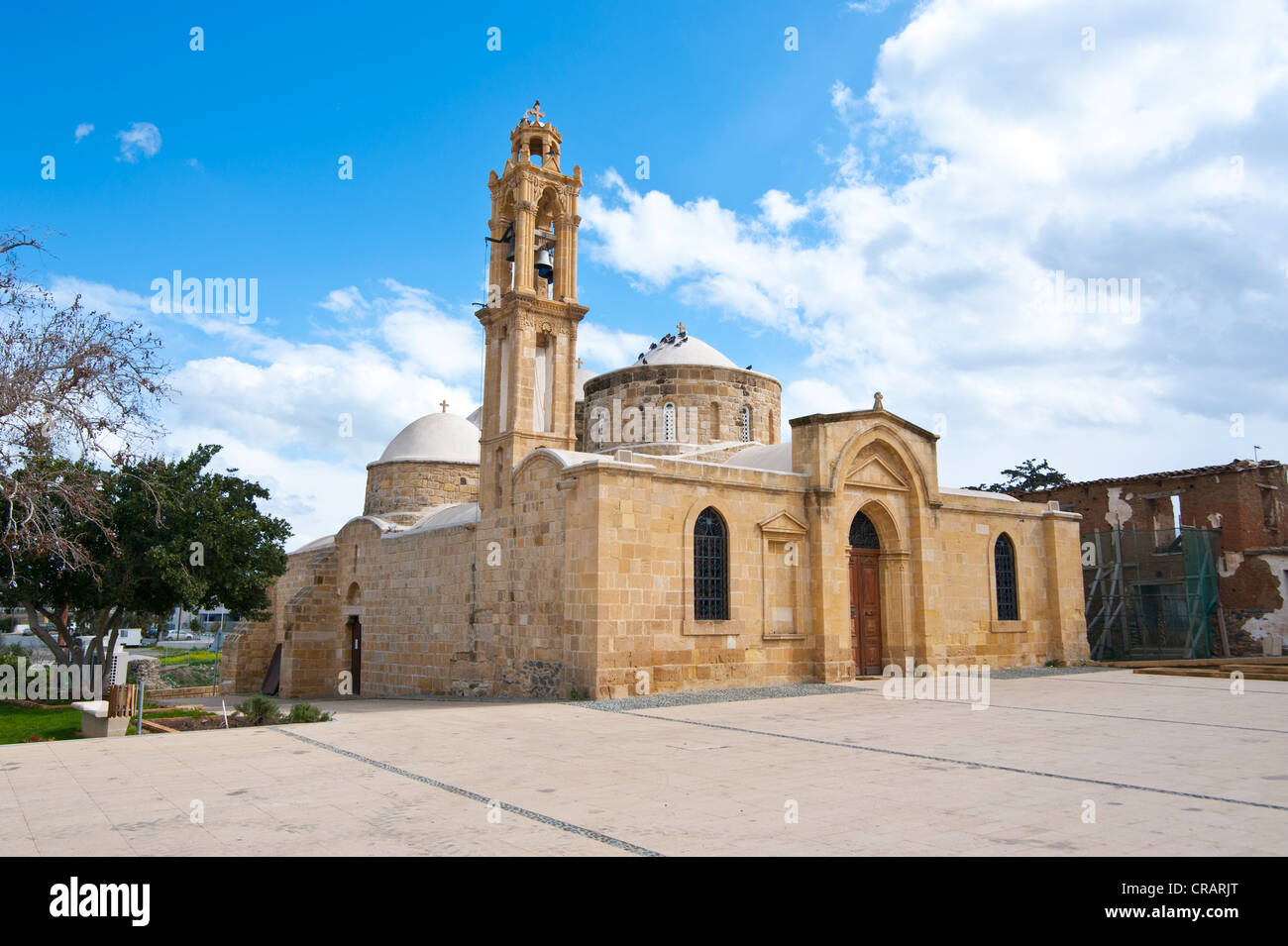 Vecchia chiesa in Peristerona, Cipro Foto Stock