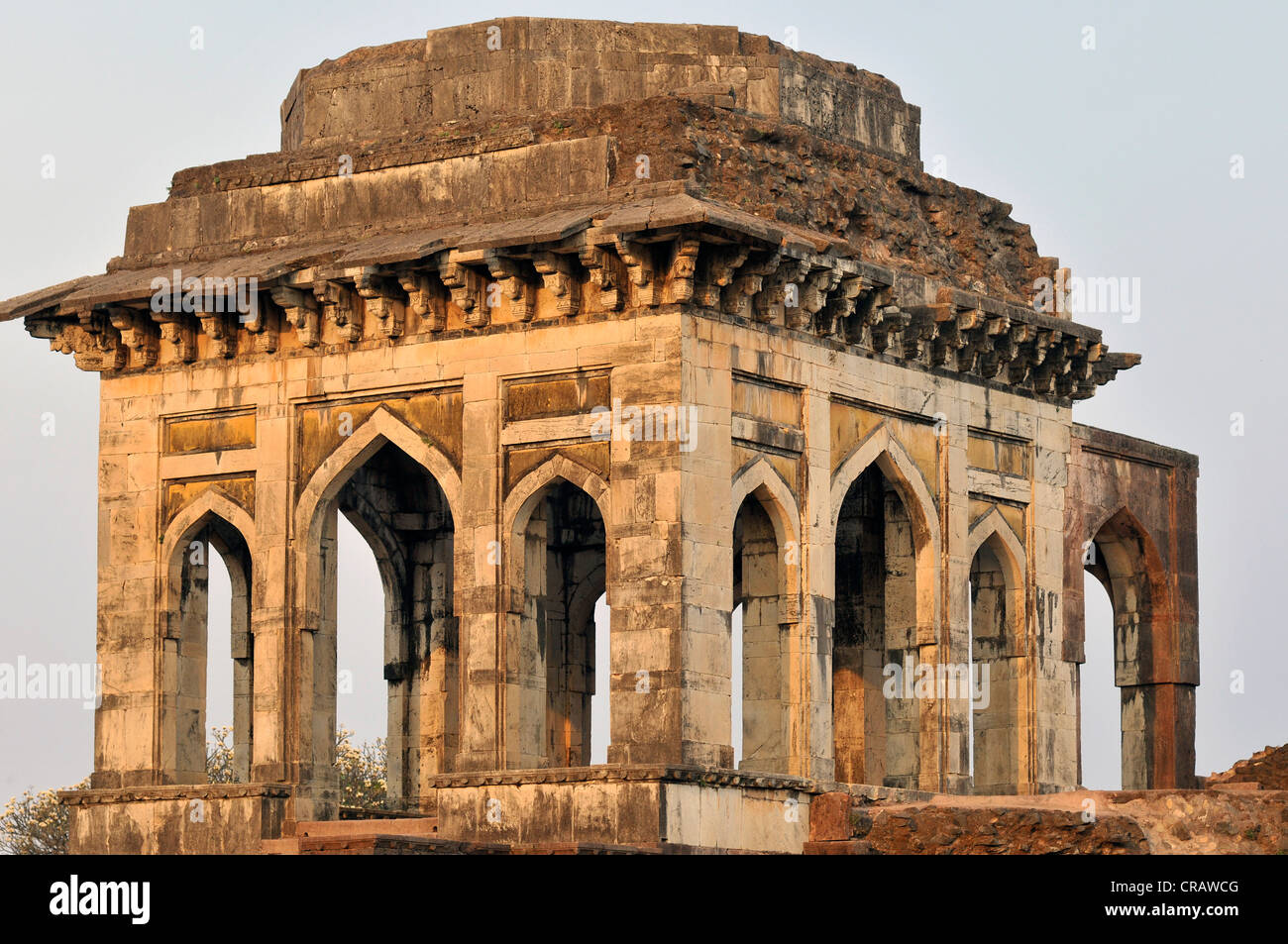 Pavilion, Mandu, Madhya Pradesh, India, Asia Foto Stock