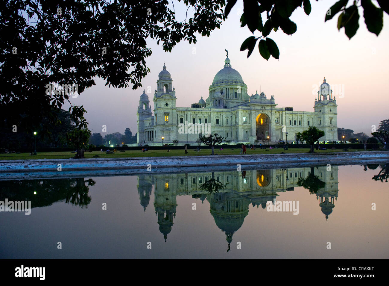 Queen Victoria Memorial, il museo, Calcutta o Kolkata, West Bengal, India, Asia Foto Stock