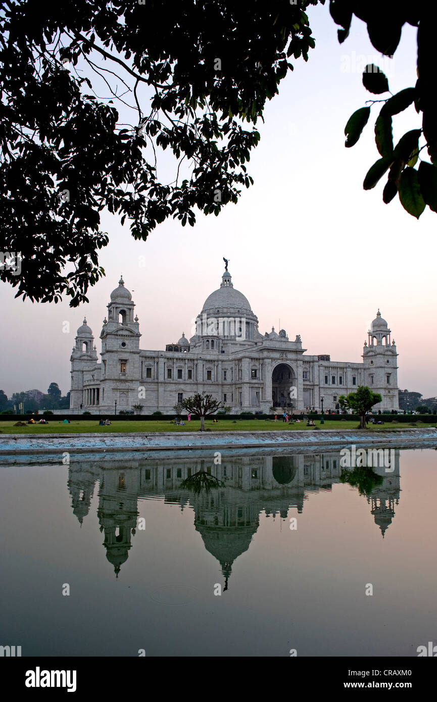 Queen Victoria Memorial, il museo, Calcutta o Kolkata, West Bengal, India, Asia Foto Stock