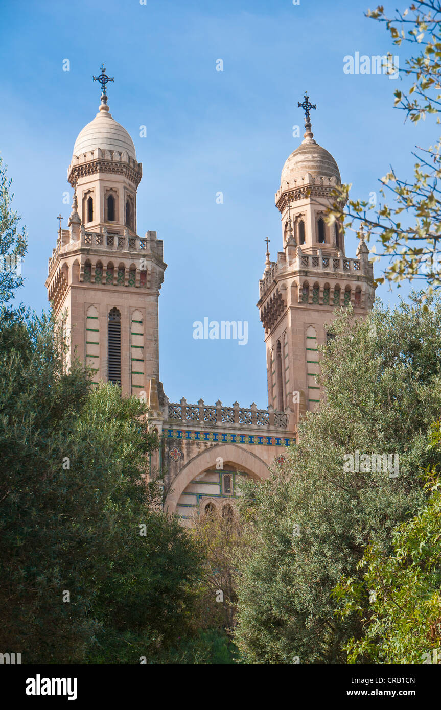 Basilica di Sant'Agostino und Hippone in Annaba, Algeria, Africa Foto Stock