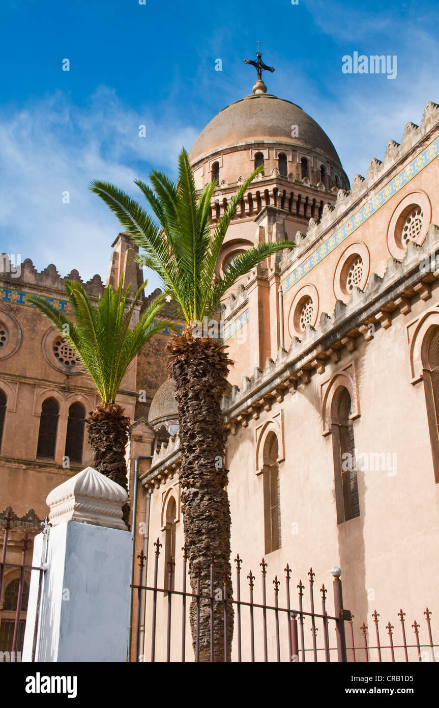 Basilica di Sant'Agostino und Hippone in Annaba, Algeria, Africa Foto Stock