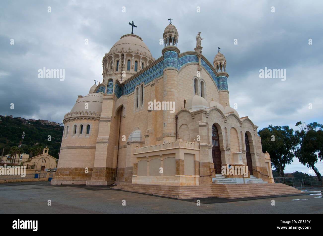 Basilica di Notre Dame d'Afrique ad Algeri, Algeria, Africa Foto Stock