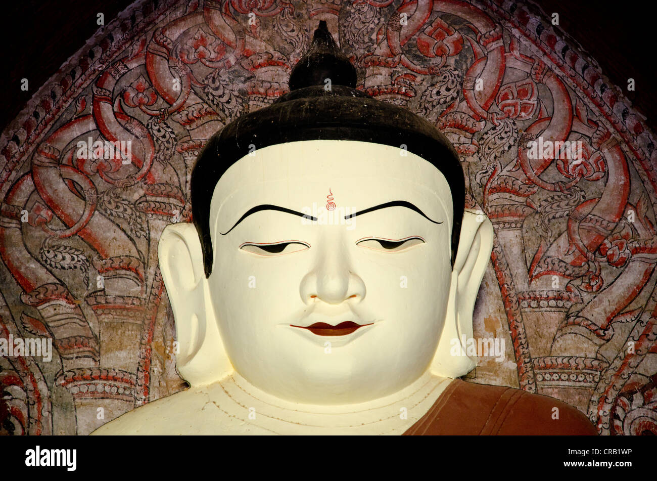 Statua del Buddha, Old Bagan, pagano, birmania, myanmar, Asia Foto Stock