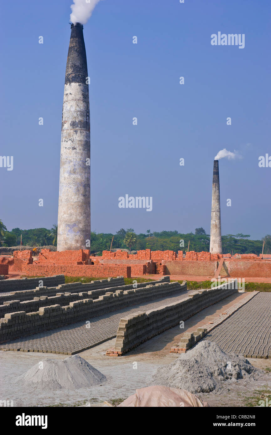 Laterizi, Barisal, Bangladesh Asia Foto Stock