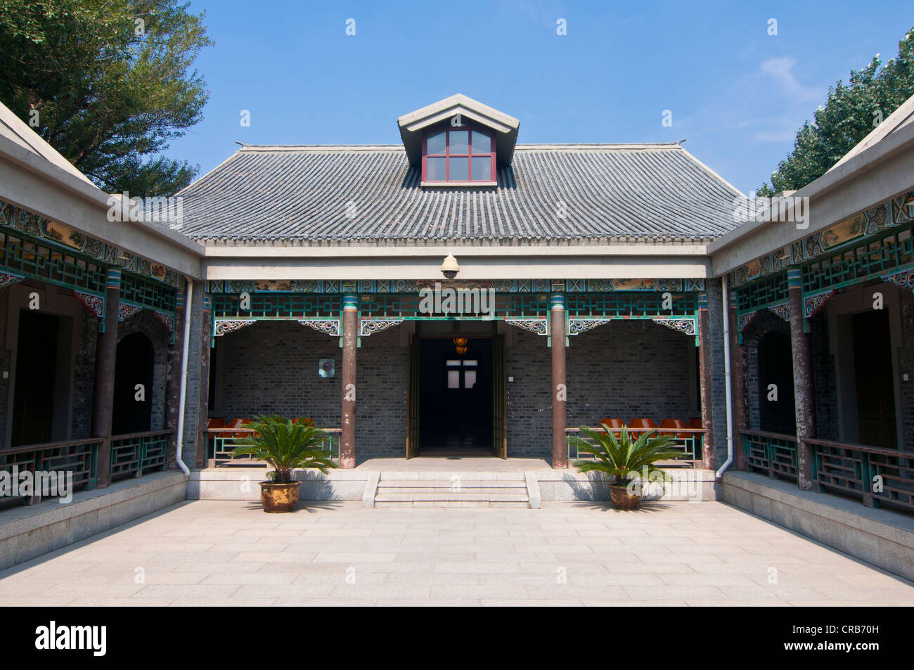 Palazzo dell'Imperatore Puyi, il Museo del Palazzo Imperiale di Stato mancesi, Changchun, Jilin, Cina Foto Stock