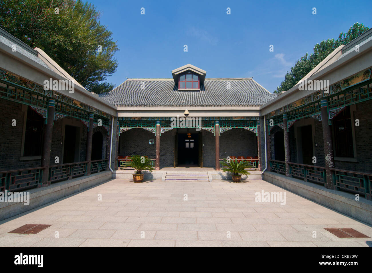 Palazzo dell'Imperatore Puyi, il Museo del Palazzo Imperiale di Stato mancesi, Changchun, Jilin, Cina Foto Stock