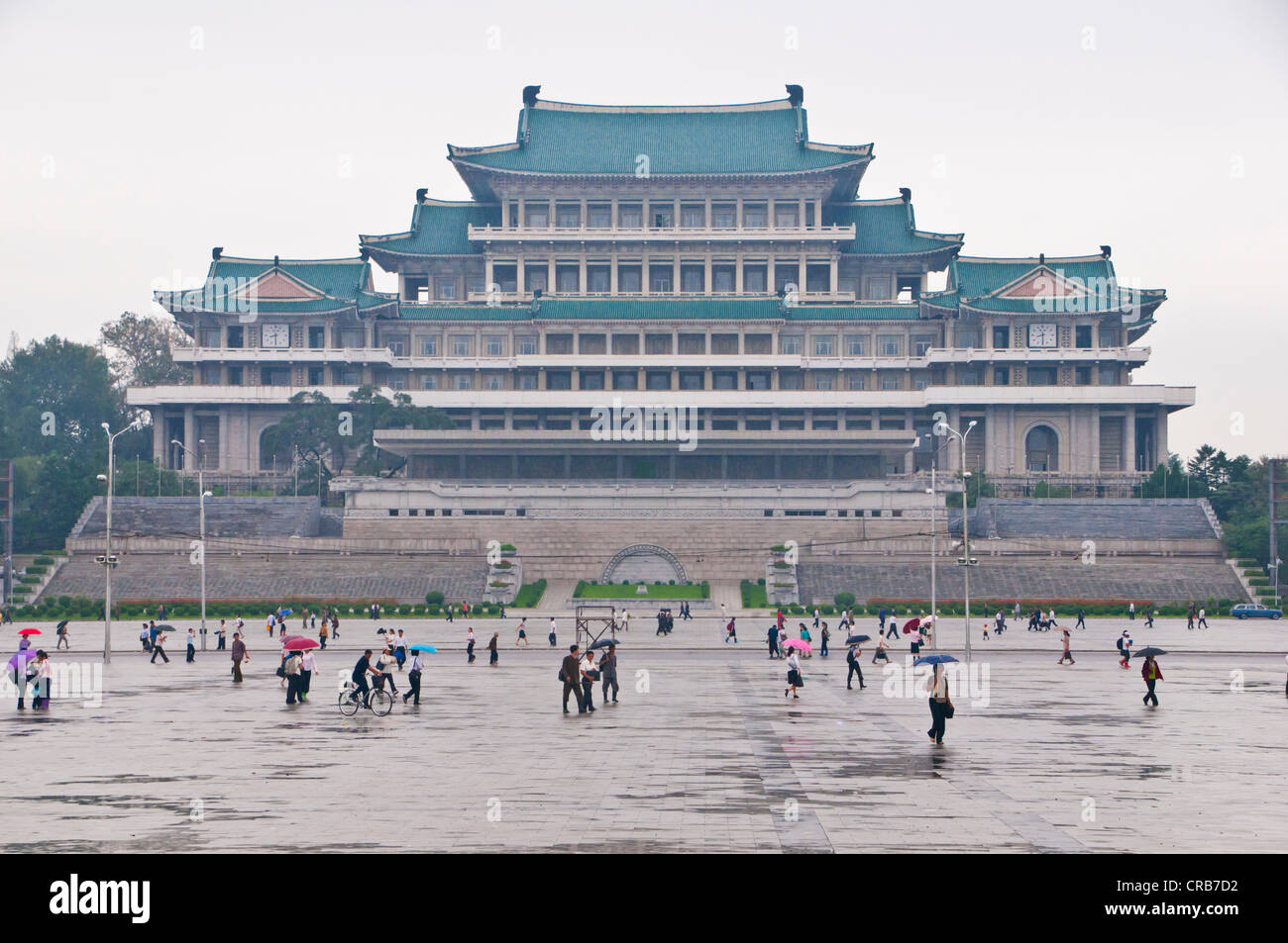 Grand popolare casa di studio, Pyongyang, Corea del Nord, Asia Foto Stock