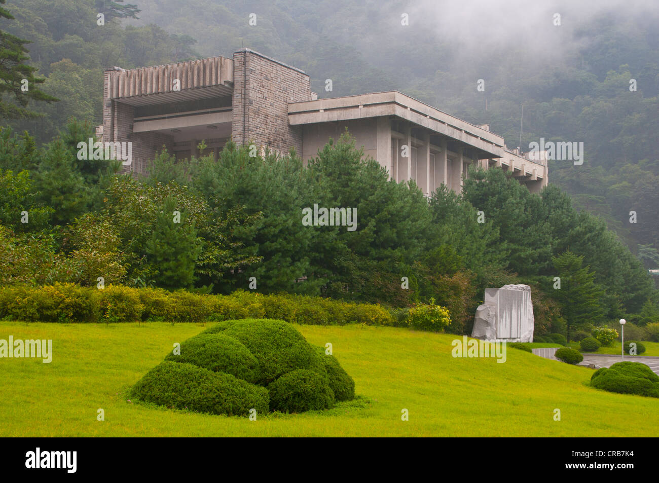 Kim Il Sung tesoro sul santo monte Myohyang-san, Corea del Nord, Asia Foto Stock