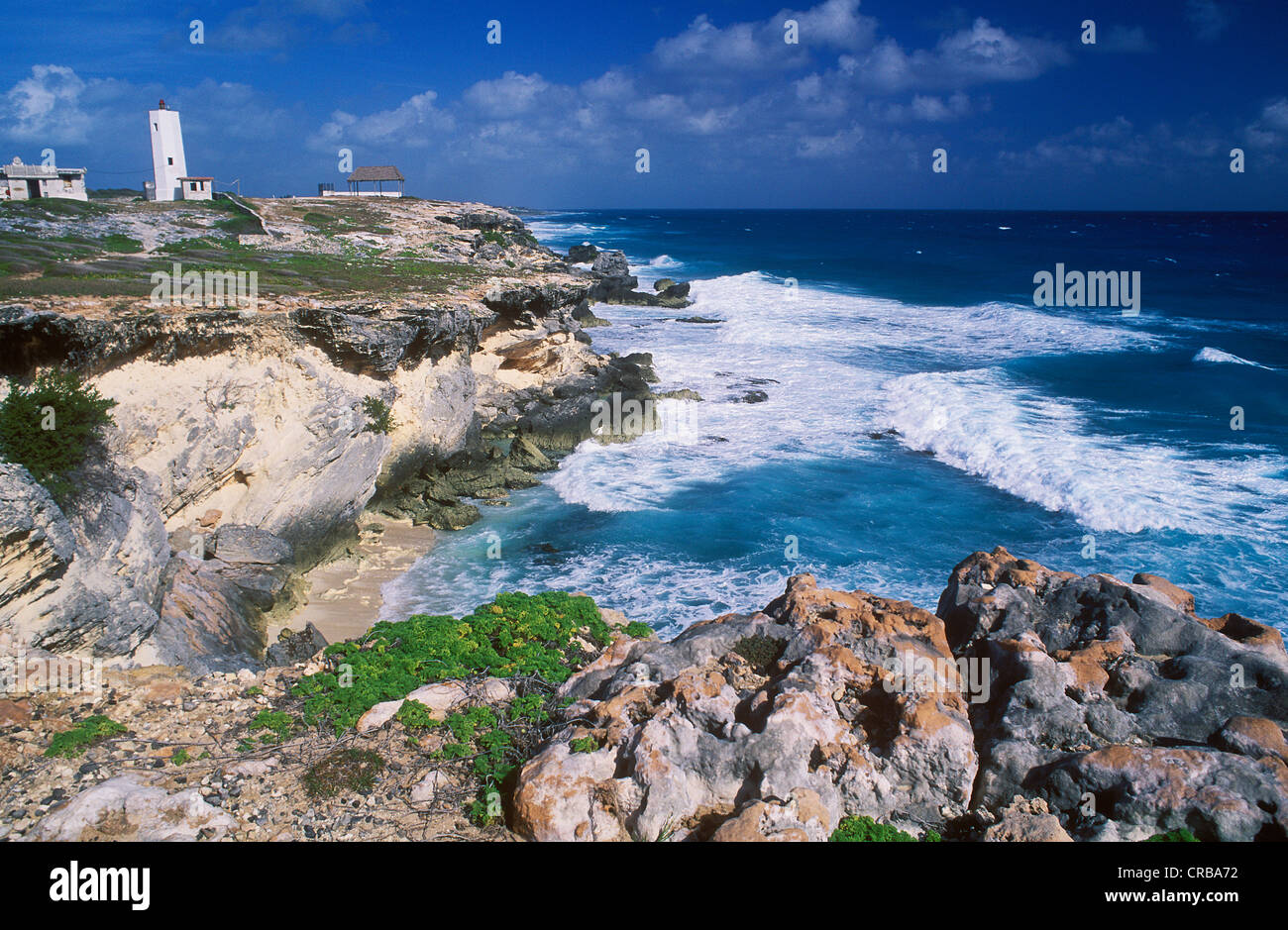 Cap El Faro, Isla Mujeres, Caraibi, Quintana Roo, la penisola dello Yucatan, Messico, America del Nord Foto Stock