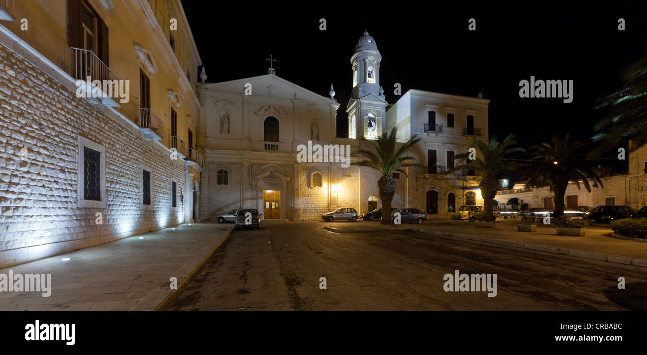 Chiesa del Carmine, la chiesa, Trani, Puglia, Italia meridionale, Italia, Europa Foto Stock