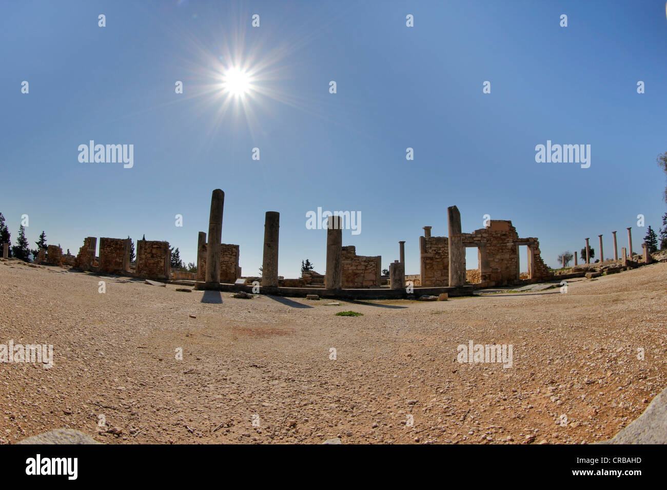 Santuario di Apollo Ylatis, Kourion, Cipro, Grecia, Europa Foto Stock