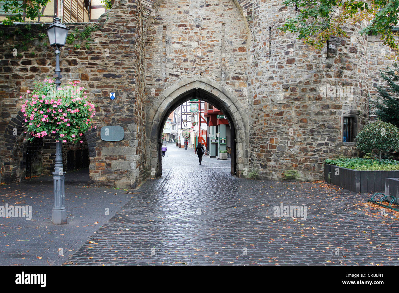 Le porte della città di Ahrweiler, Renania-Palatinato, Germania, Europa Foto Stock