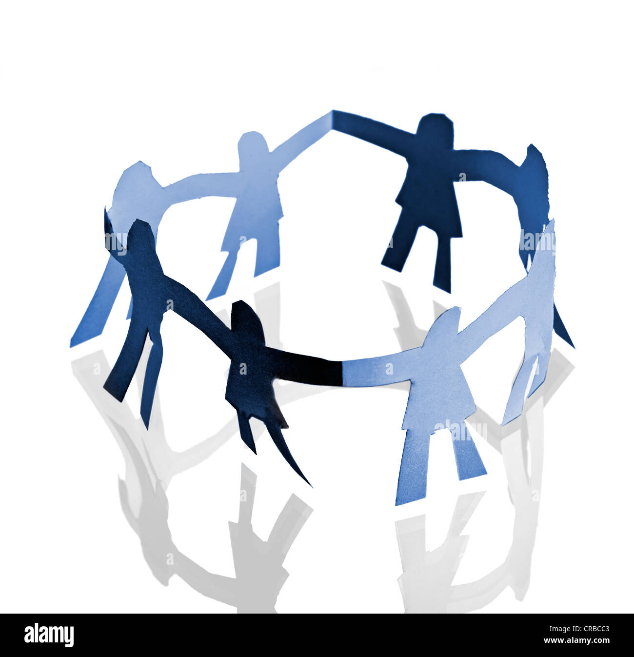 Le persone insieme astratto Foto Stock