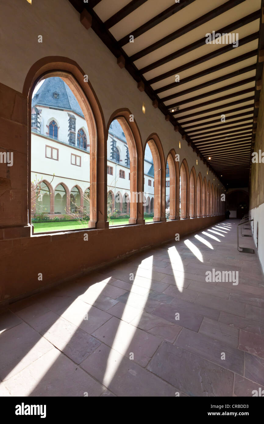 Il monastero carmelitano, sede dell'Istituto per la storia urbanistica e del Museo Archeologico, Frankfurt am Main, Hesse Foto Stock