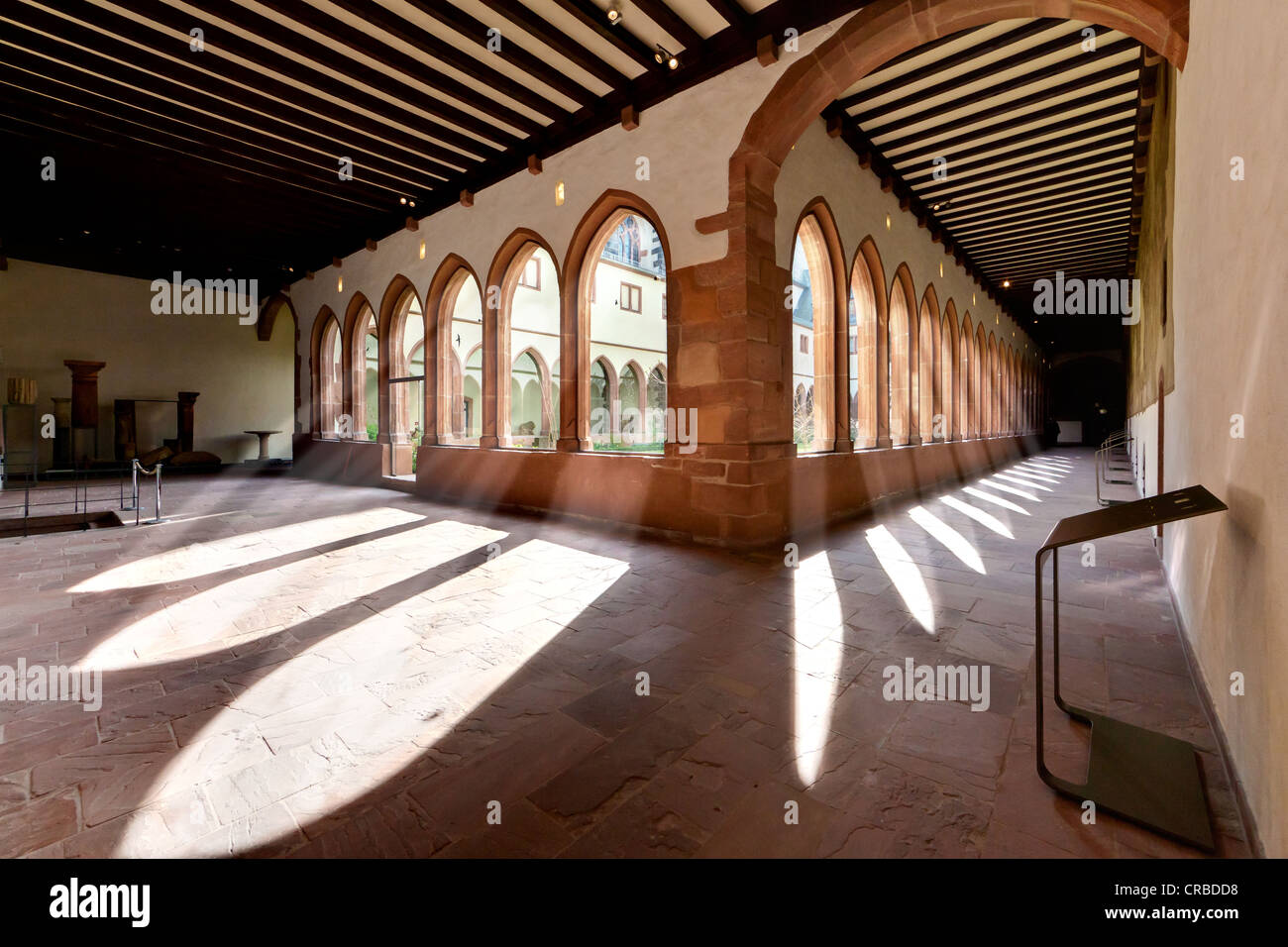 Il monastero carmelitano, sede dell'Istituto per la storia urbanistica e del Museo Archeologico, Frankfurt am Main, Hesse Foto Stock