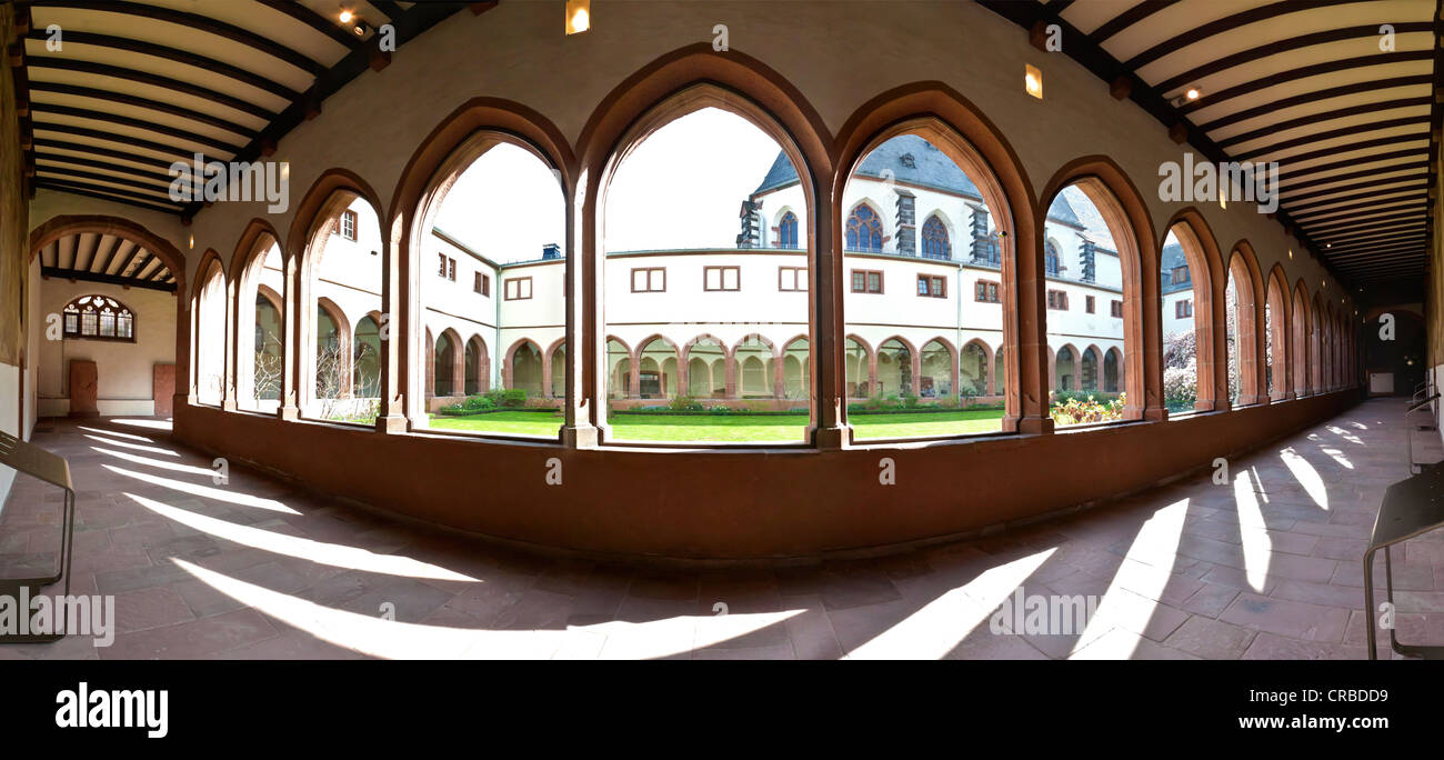 Il monastero carmelitano, sede dell'Istituto per la storia urbanistica e del Museo Archeologico, Frankfurt am Main, Hesse Foto Stock