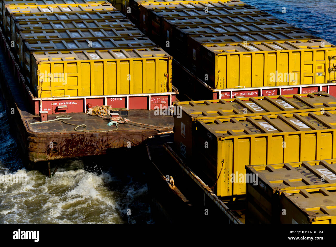 Europa, Regno Unito, Inghilterra, Londra, contenitori di rifiuti Foto Stock