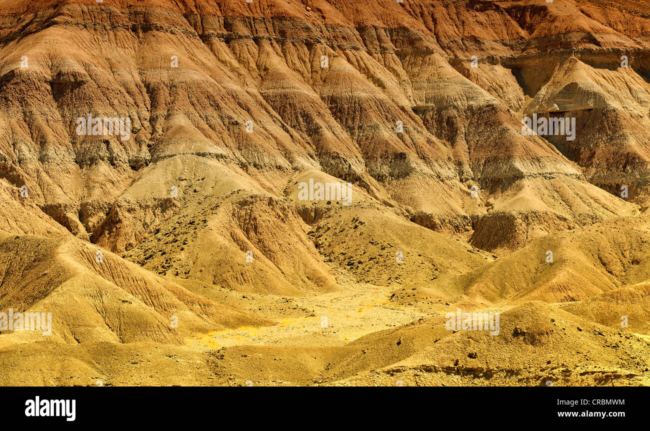 Vermilion Cliffs, diversi strati di roccia, vicino Quaglia Creek State Park, uragano, Utah, Stati Uniti d'America, STATI UNITI D'AMERICA Foto Stock