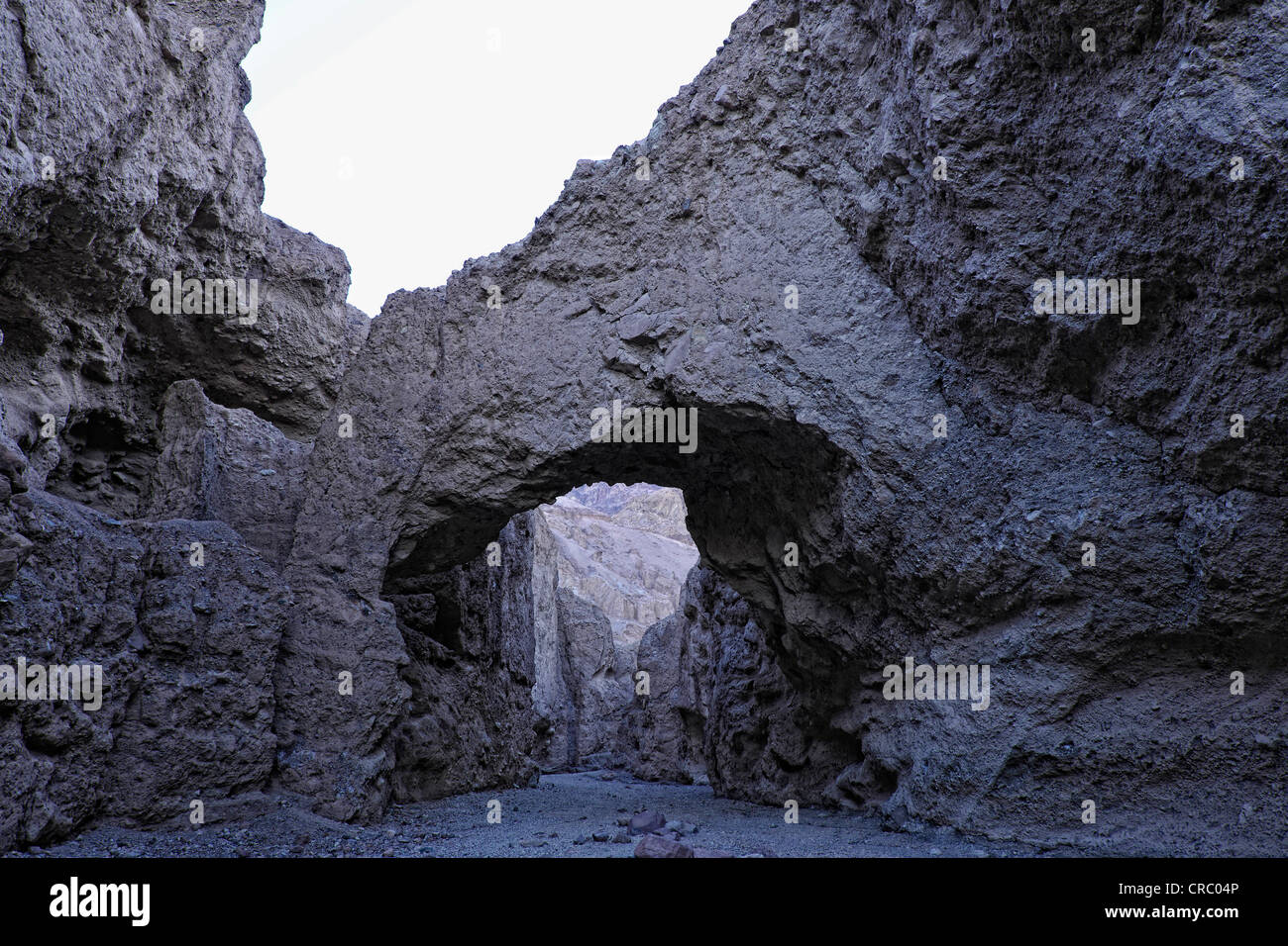 Natural Bridge Canyon, il Parco Nazionale della Valle della Morte, Deserto Mojave, California, Stati Uniti d'America, STATI UNITI D'AMERICA Foto Stock