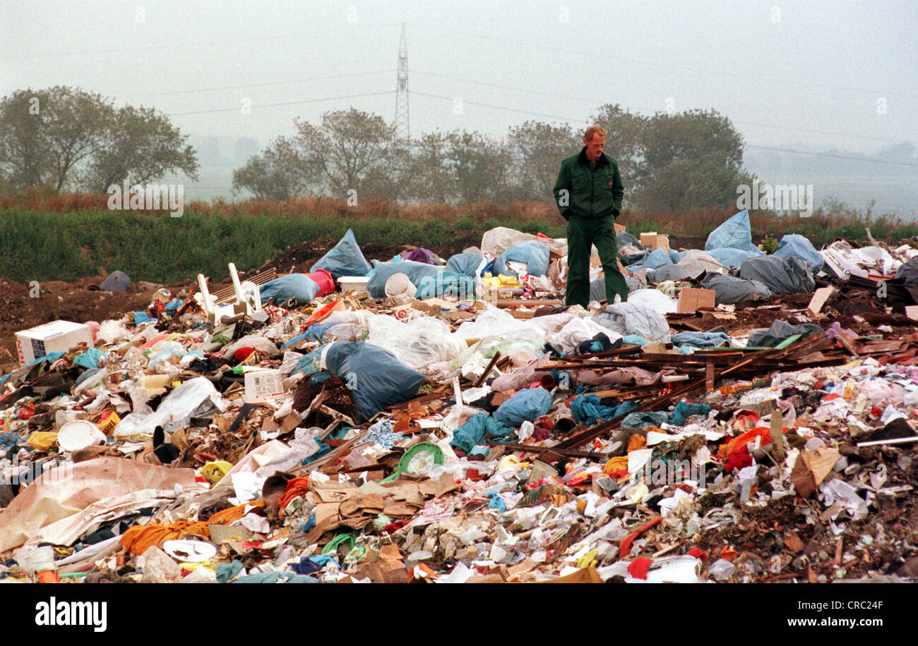 Bremer lo smaltimento in discarica aziende, Germania Foto Stock