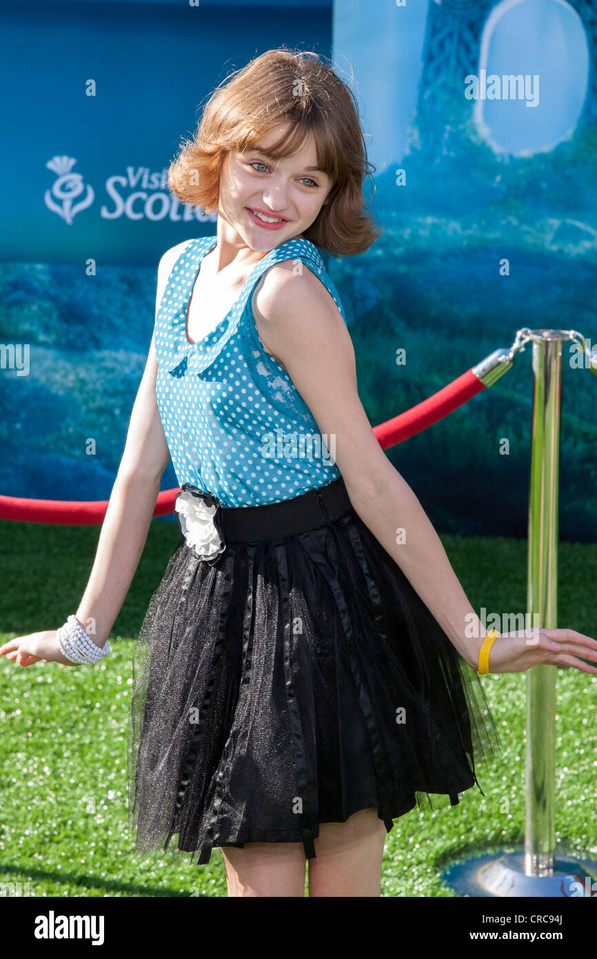 Joey King arriva presso il Los Angeles Film Festival premiere di "Brave" al Teatro Dolby il 18 giugno 2012. Foto Stock