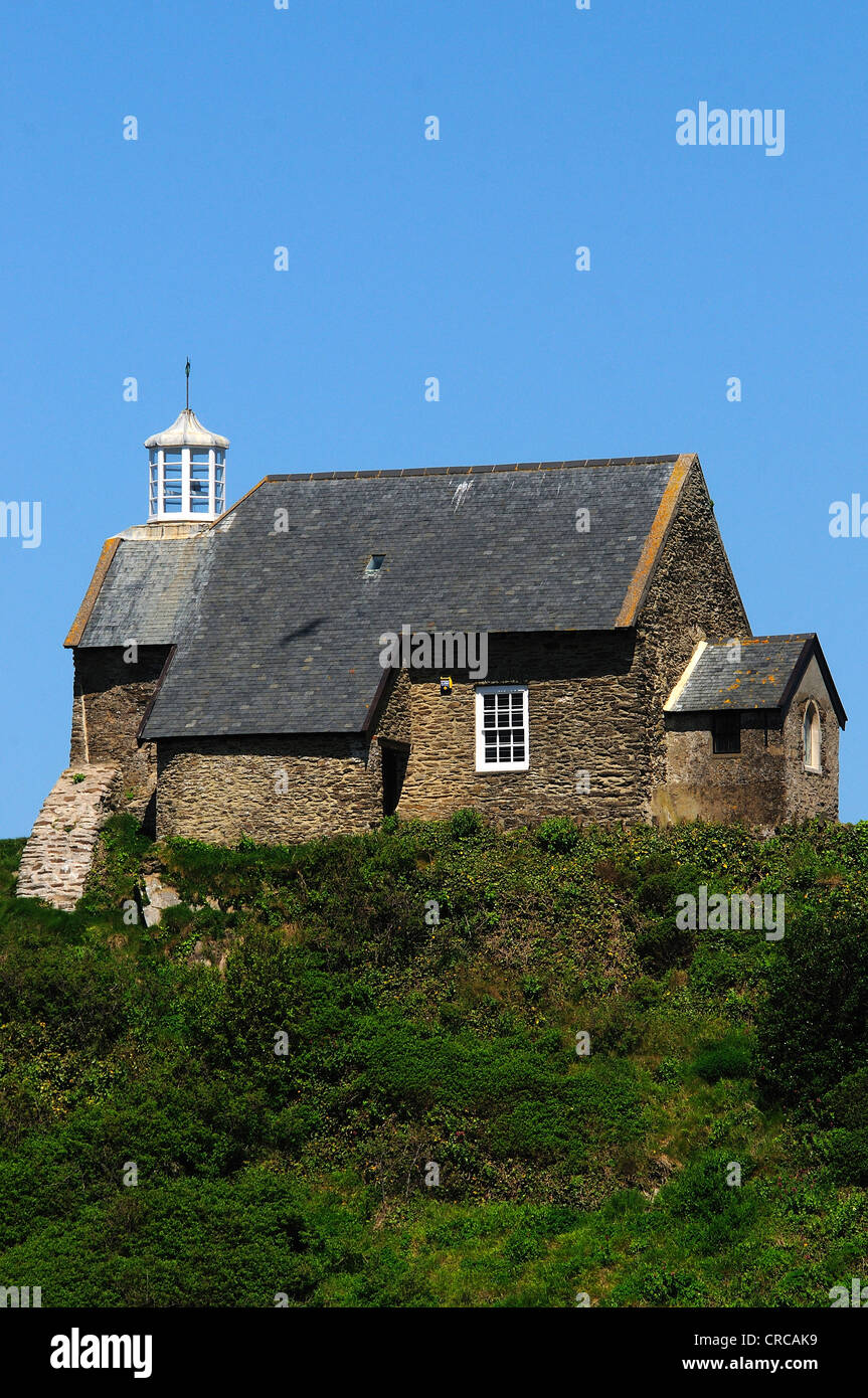 Ilfracombe Devon ritratto costa nord di porto Foto Stock