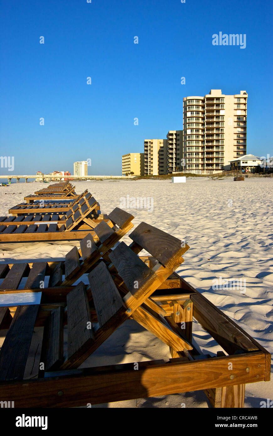 Sviluppo costiero alto resort condominium development Orange Beach Gulf Shores Alabama Foto Stock