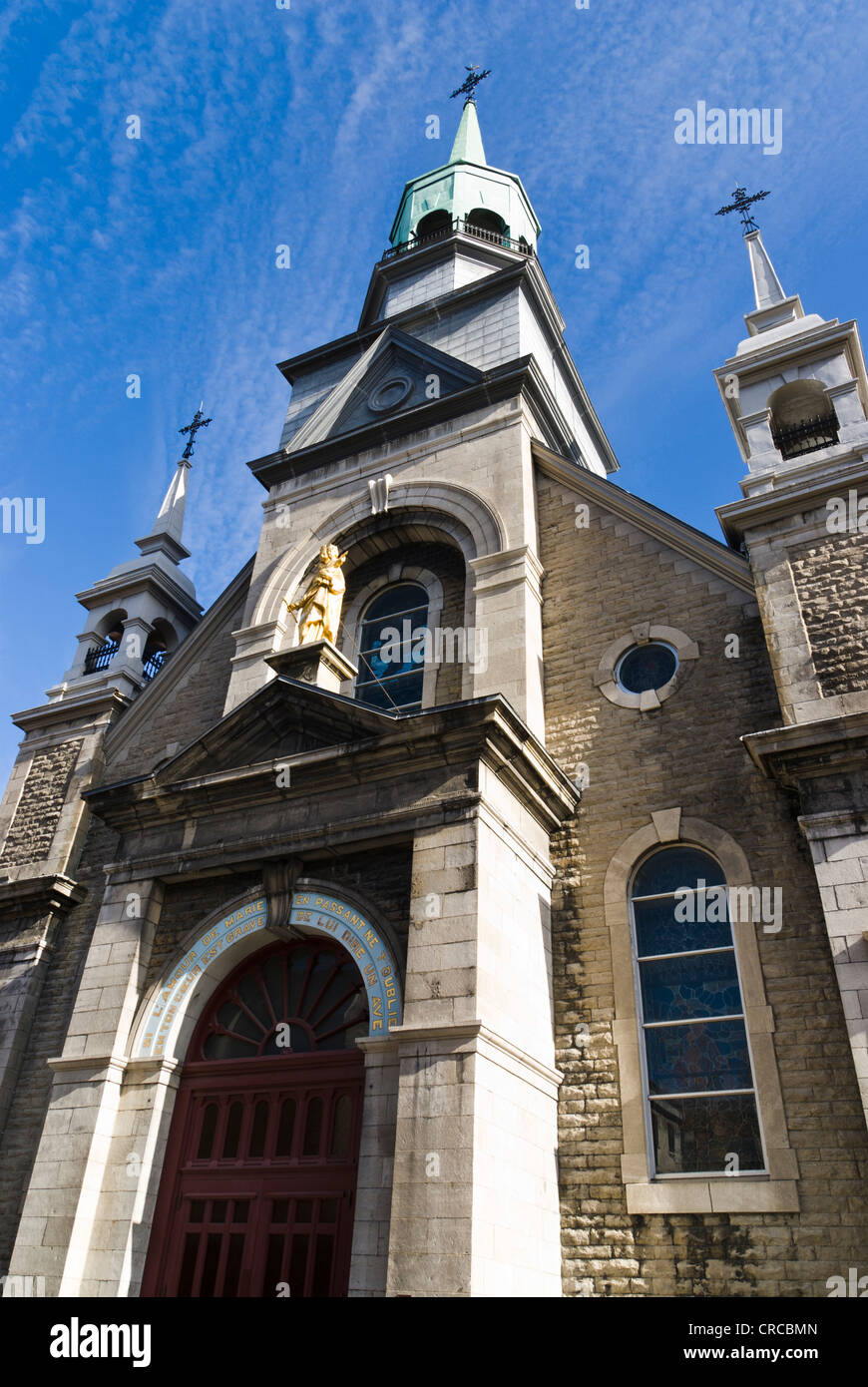 Notre-Dame-de-Bon-Secours Cappella, Montreal, QC, Canada. Foto Stock