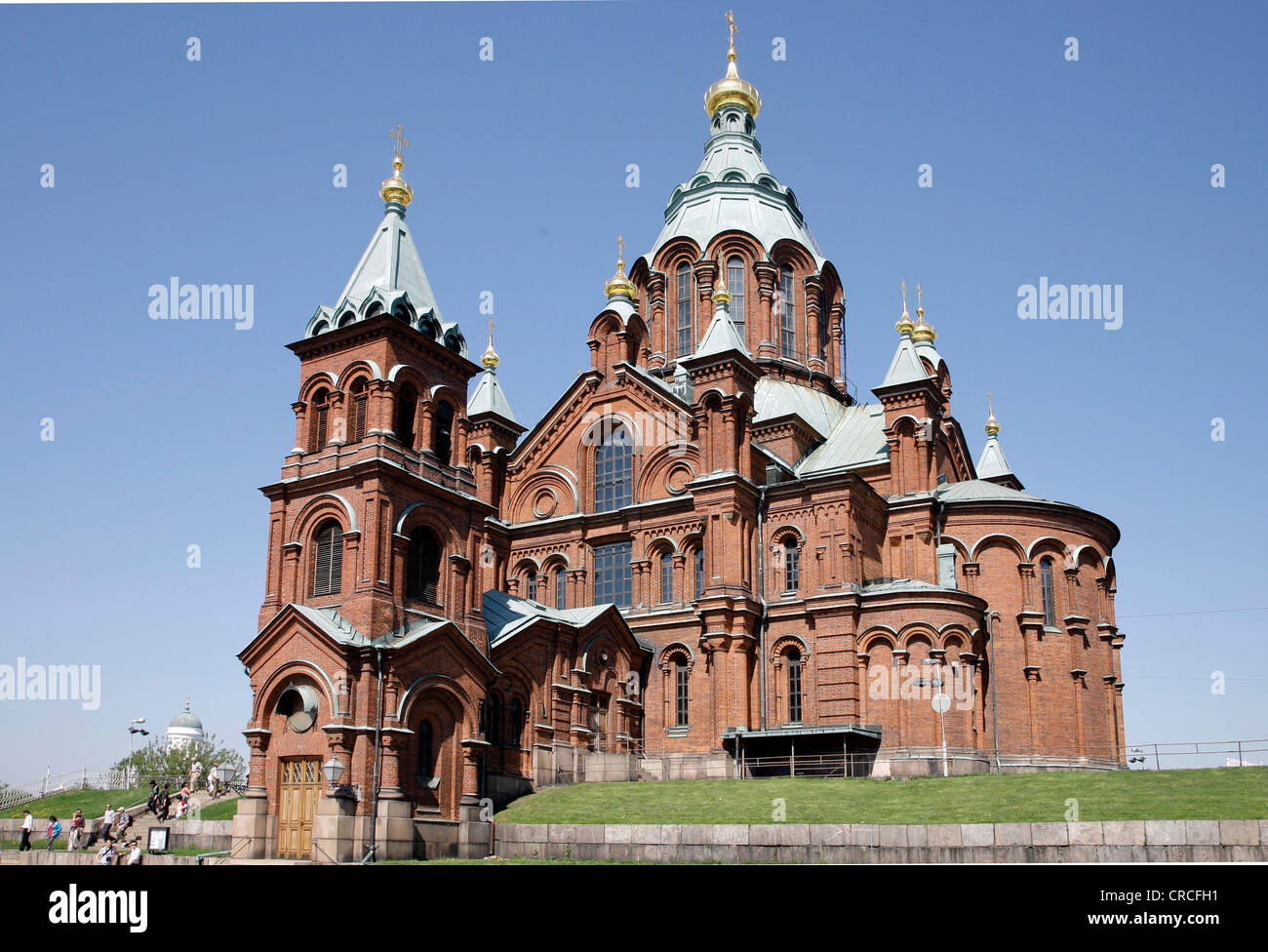 Ortodossa Cattedrale Uspensky, Helsinki, Finlandia, Europa Foto Stock