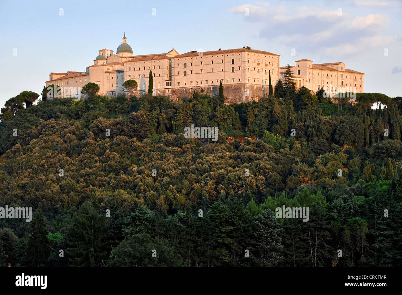 Abbazia benedettina di Monte Cassino, MONTECASSINO Cassino, Lazio, l'Italia, Europa Foto Stock