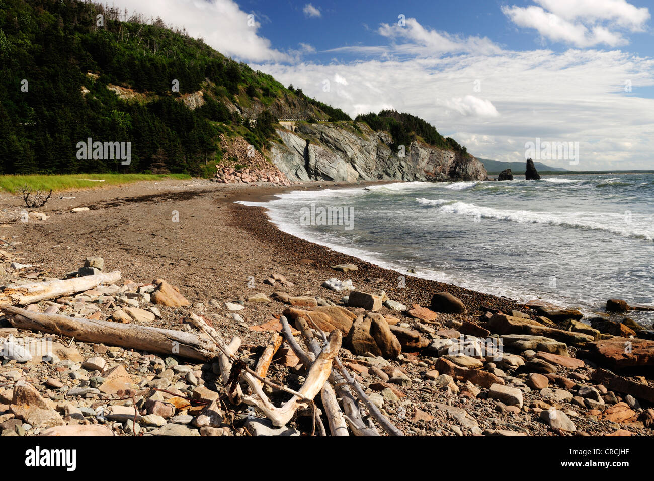 Western Atlantic Coast Cape Breton Highlands National Park, Cape Breton, Nova Scotia, Canada, America del Nord Foto Stock