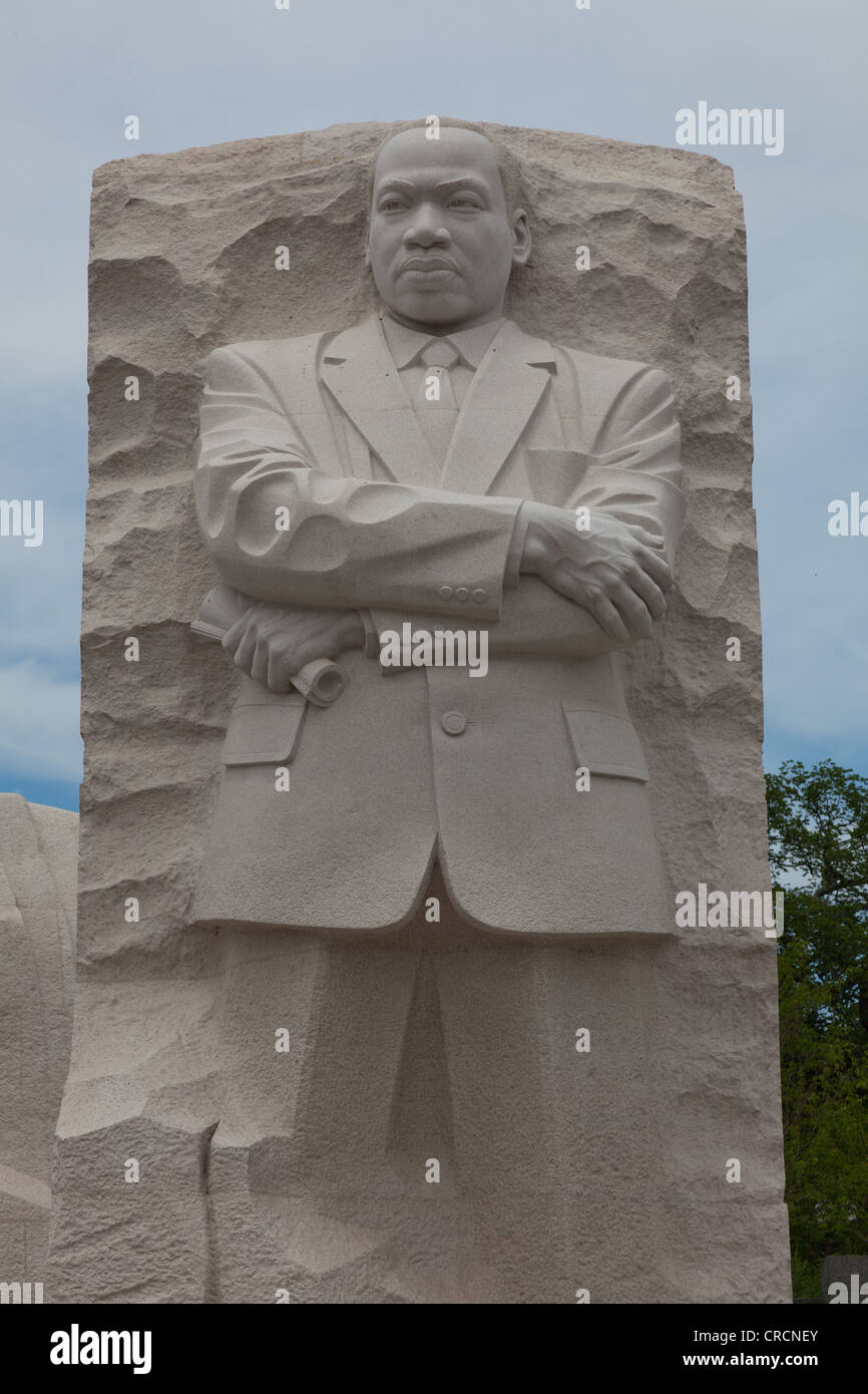 Martin Luther King Memorial a Washington DC Foto Stock