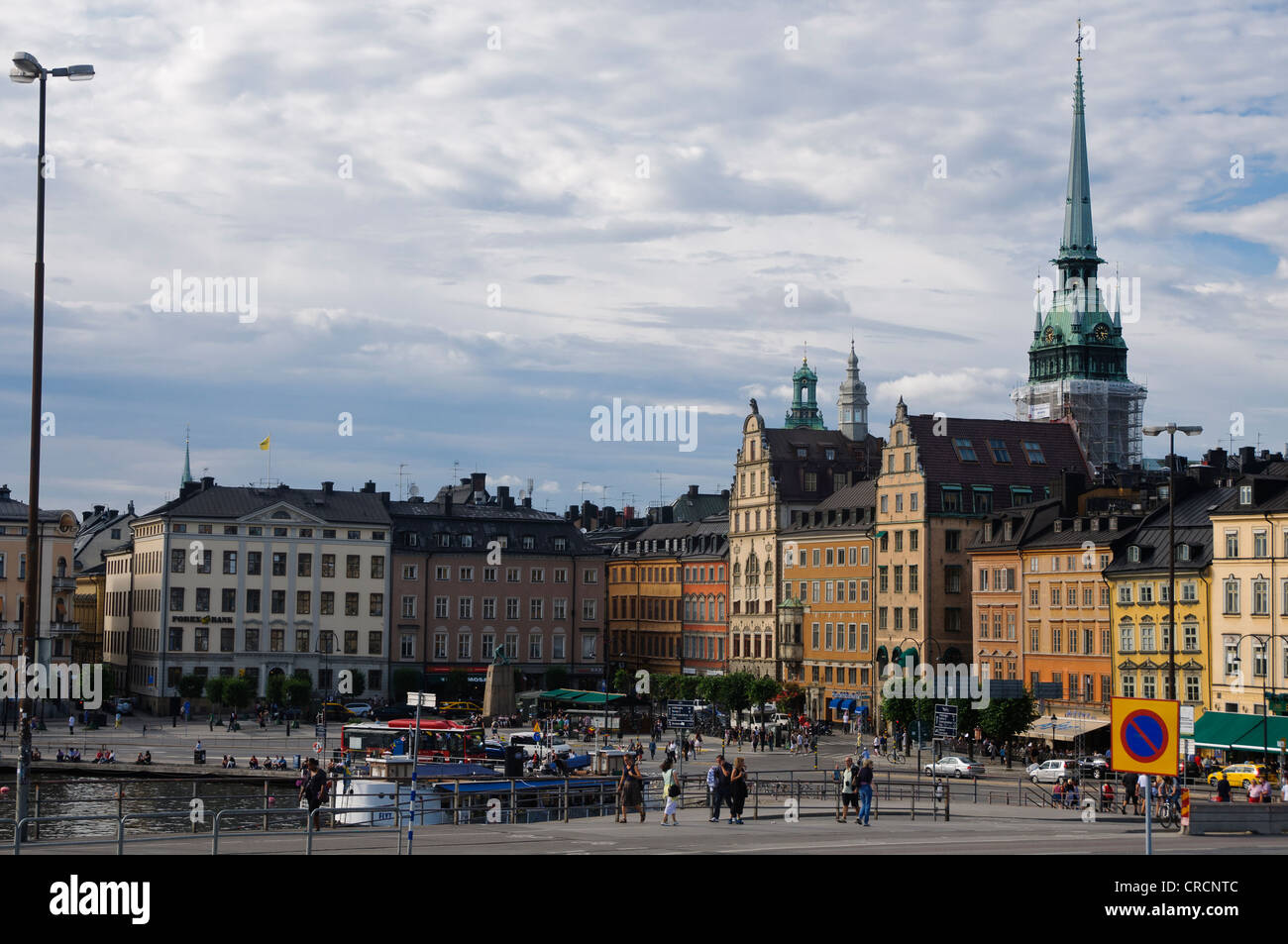Vista della Città Vecchia (Gamla Stan), Svezia Foto Stock