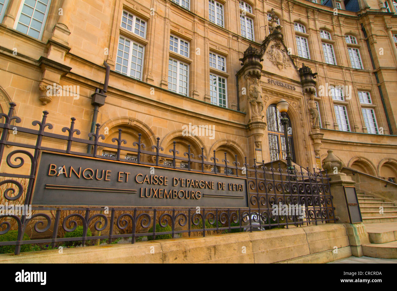 La Banque et Caisse d'Epargne de l'Etat, Lussemburgo Foto Stock