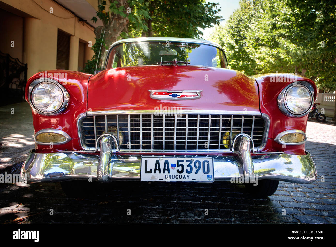 Classic Car nella Colonia del Sacramento, Uruguay. Foto Stock