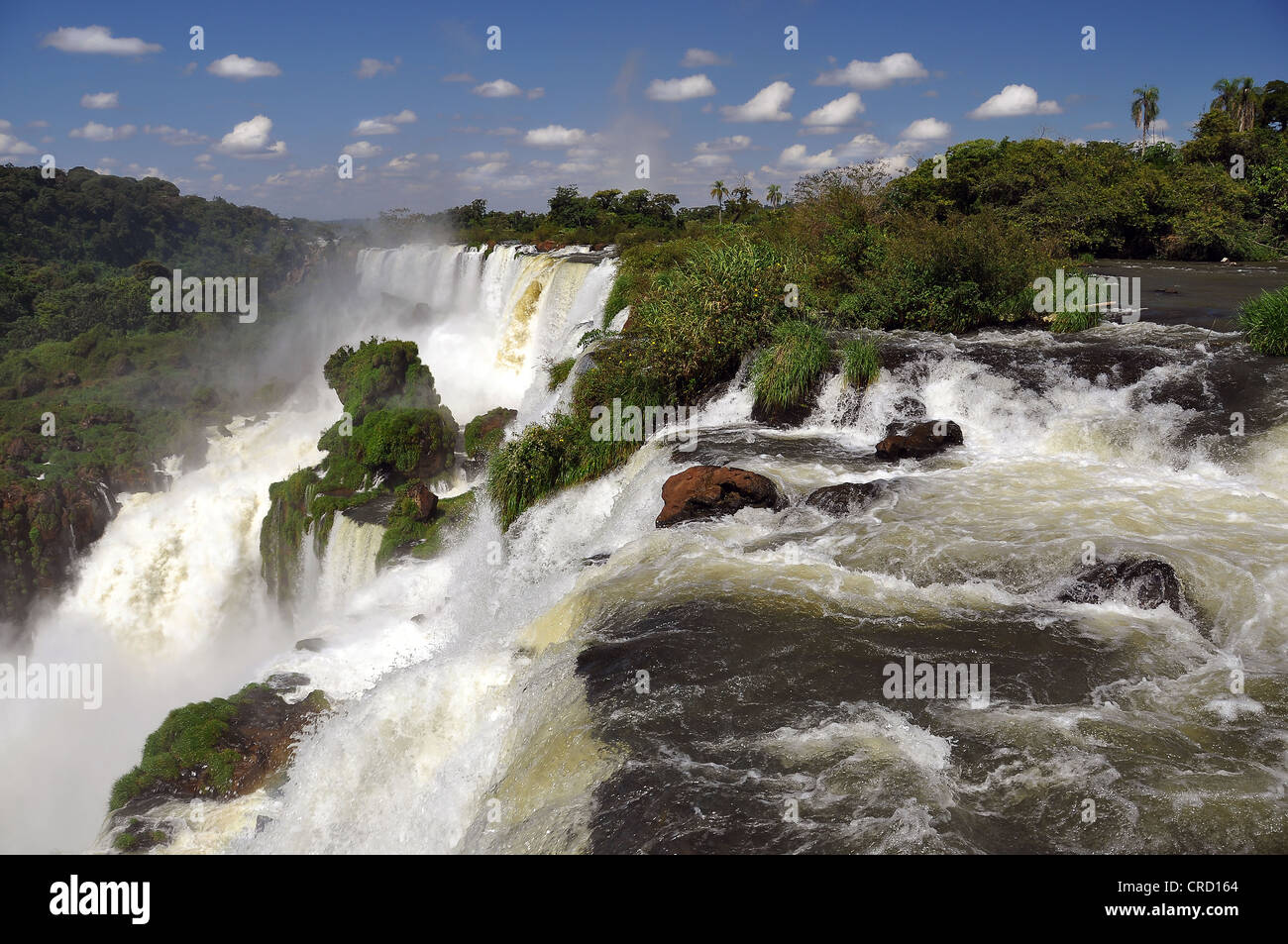 Cataratas del iguazu, Iguazu falls, Puerto Iguazú, in Argentina - Brasile border, SUD AMERICA Foto Stock