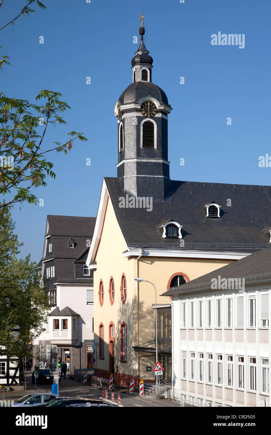 Chiesa Hospitalkirche, Wetzlar, Hesse, Germania, Europa PublicGround Foto Stock