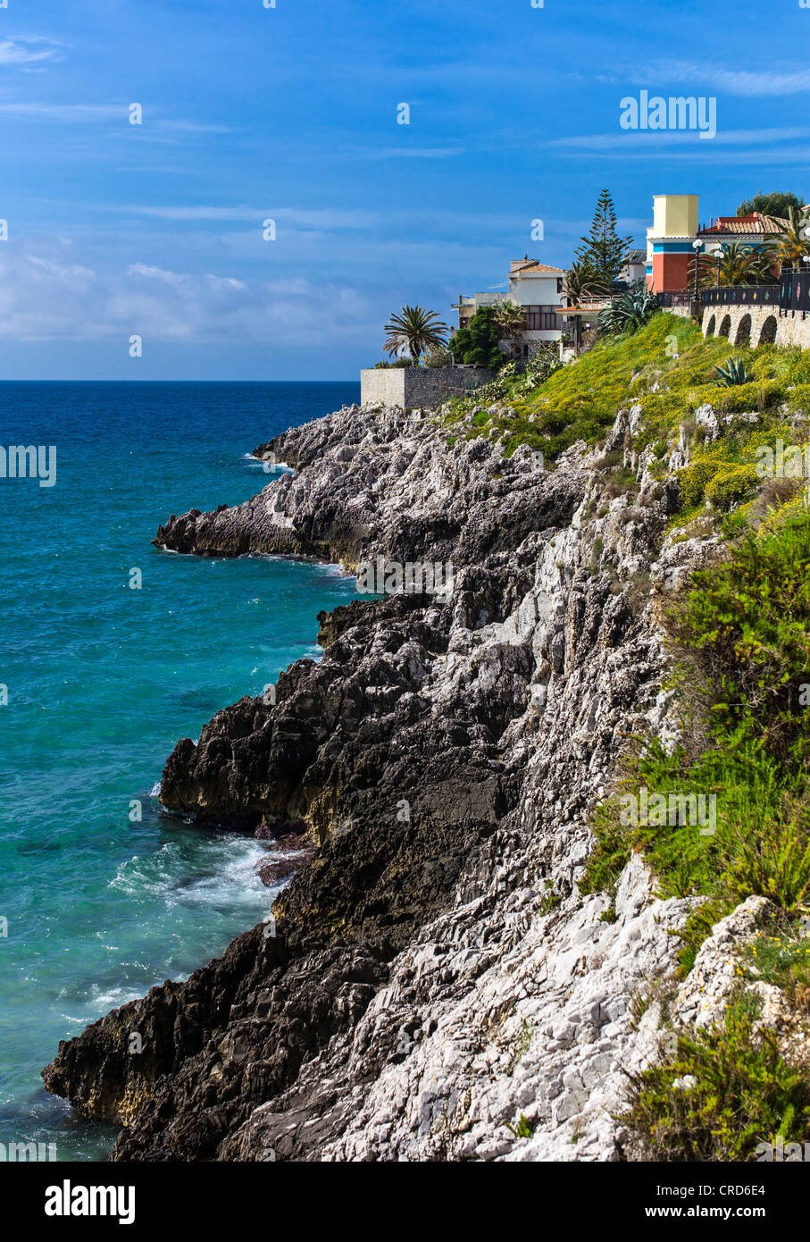 Europa Italia,Campania Cilento, scorcio di Marina di Camerota Foto Stock