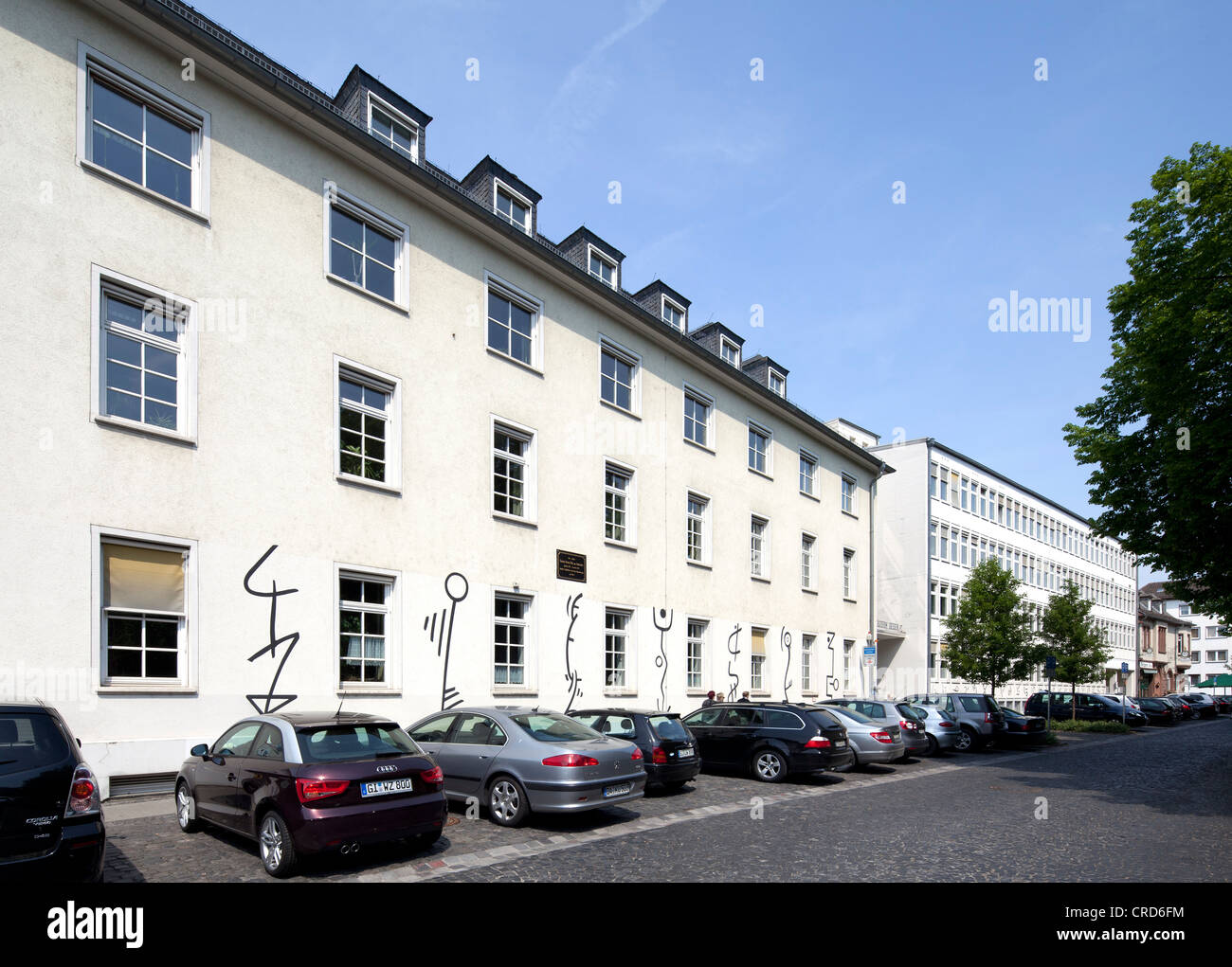 Centrale del consiglio regionale di Hesse, Giessen, Hesse, Germania, Europa PublicGround Foto Stock