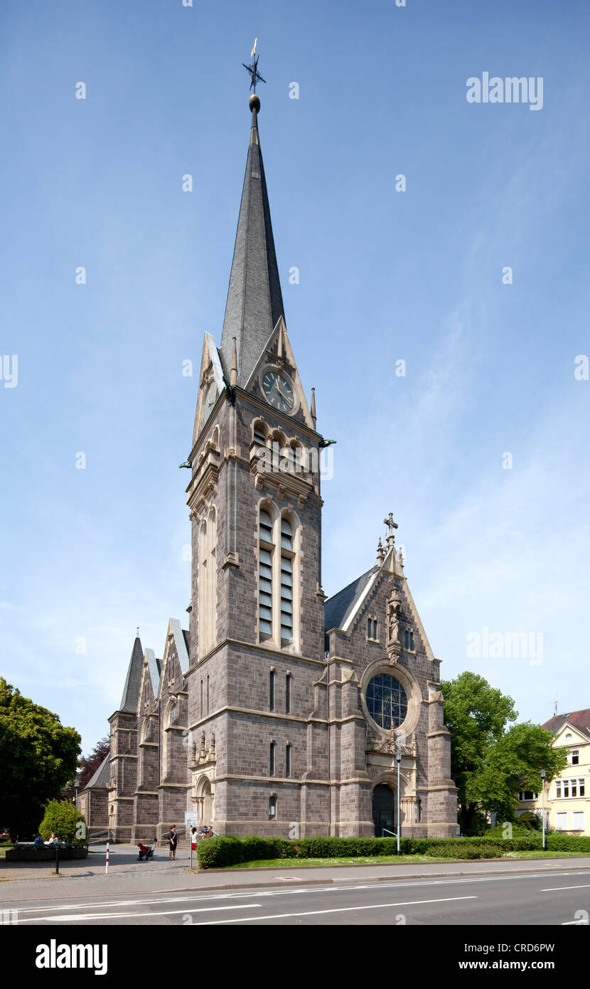 Chiesa Johanneskirche, Giessen, Hesse, Germania, Europa PublicGround Foto Stock