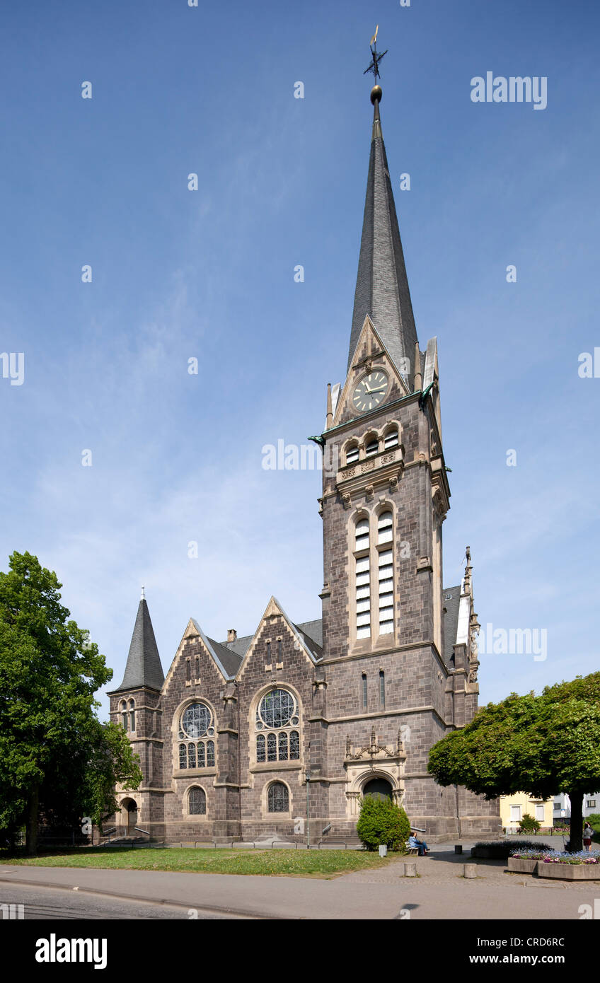 Chiesa Johanneskirche, Giessen, Hesse, Germania, Europa PublicGround Foto Stock