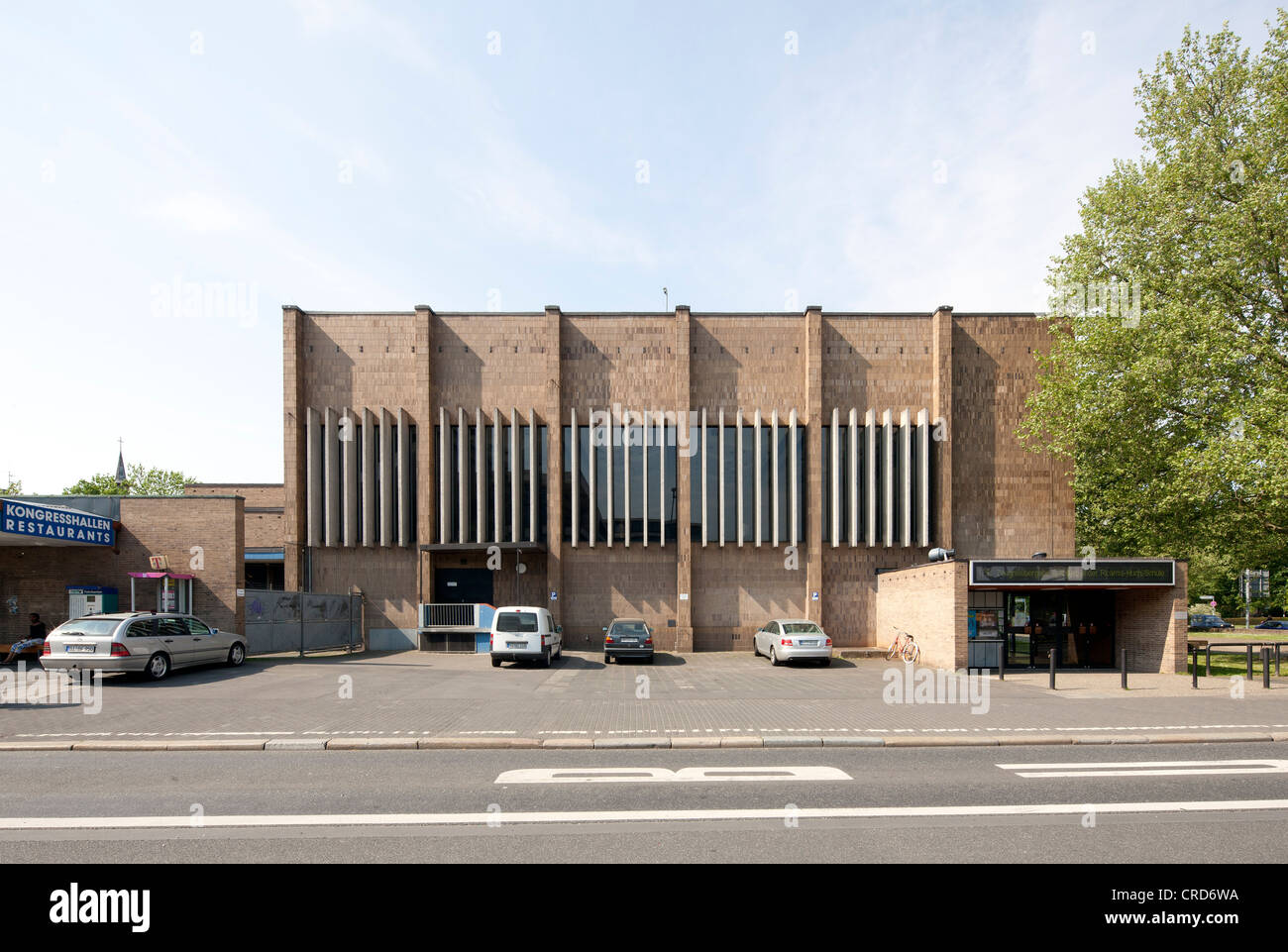 Stadthalle Giessen civic center, il congresso e centro eventi, Giessen, Hesse, Germania, Europa PublicGround Foto Stock