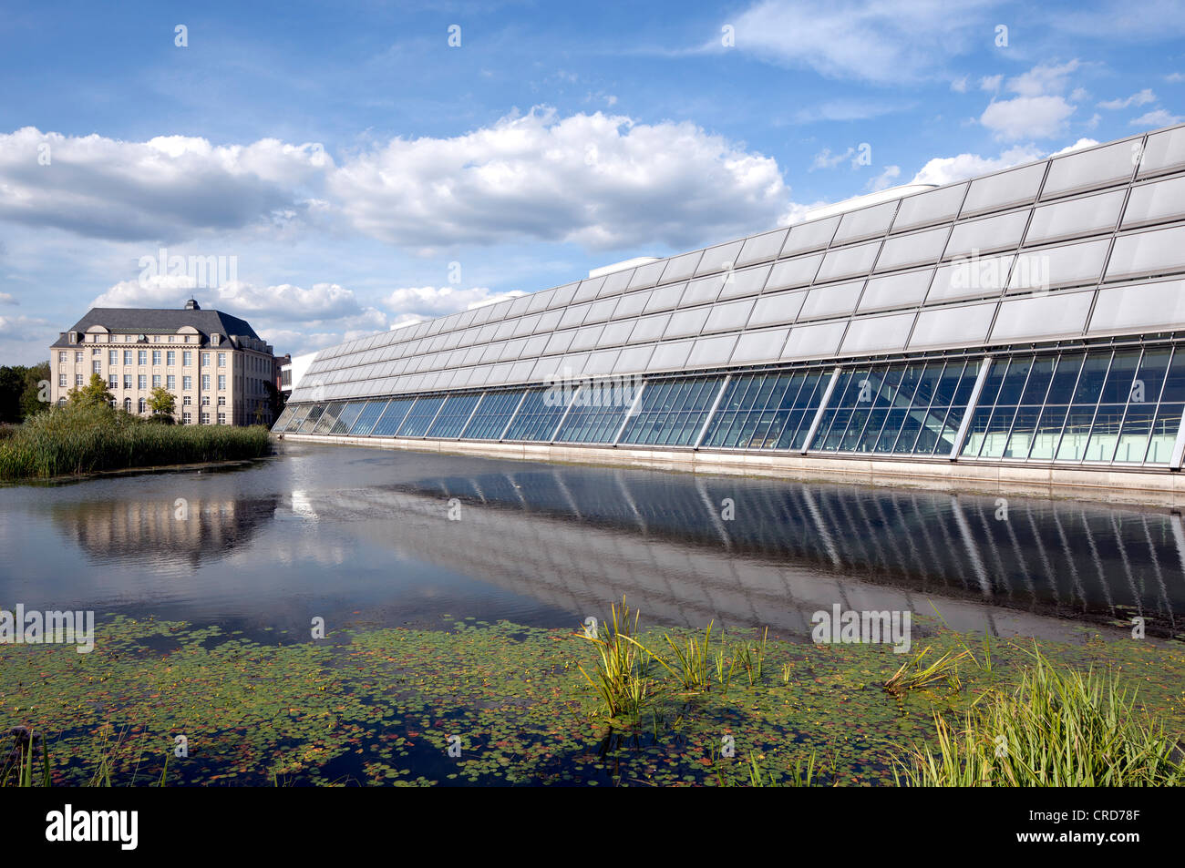 Il parco della scienza di Gelsenkirchen, tecnologia e centro affari, congressi e centro eventi, Gelsenkirchen, zona della Ruhr Foto Stock