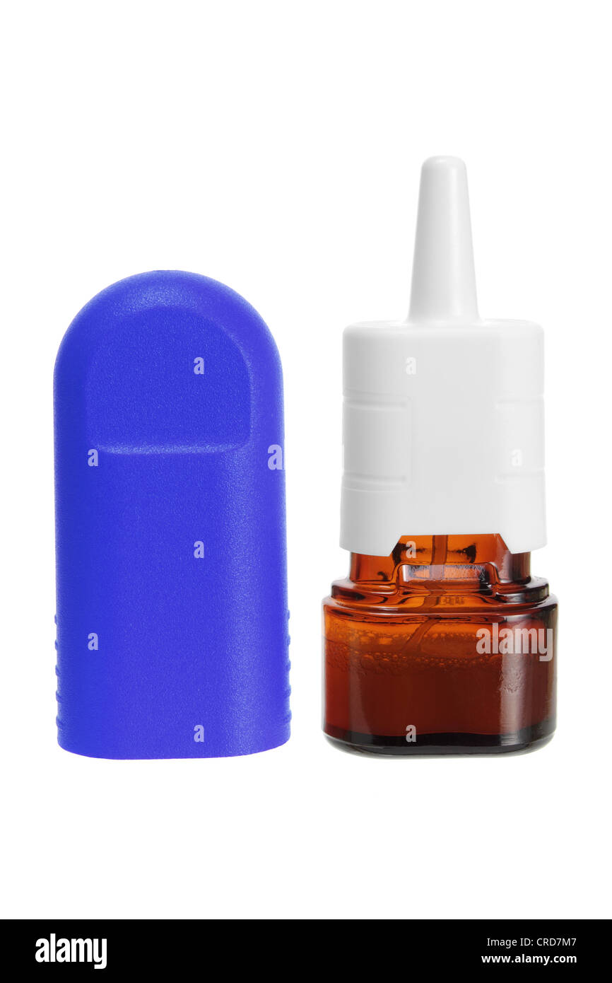 Spray nasale Foto Stock