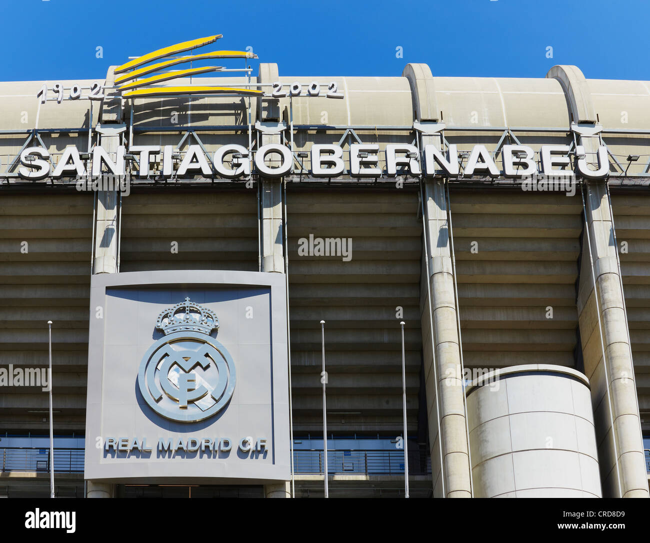 Santiago Bernabeu. Real Madrid Stadium. Madrid. Spagna Foto Stock