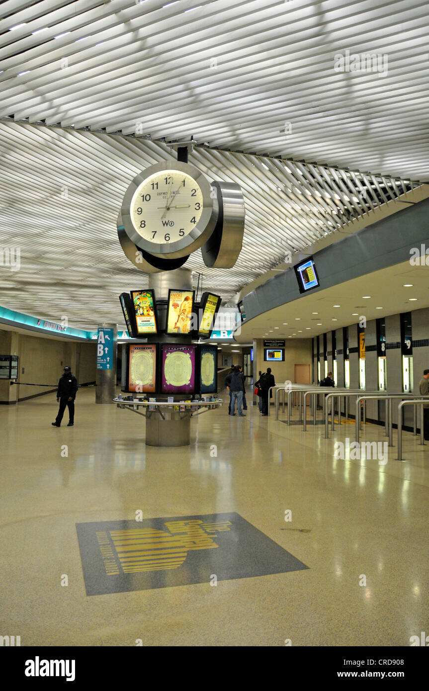 Foyer del Madison Square Garden, USA, New York City, Manhattan Foto Stock