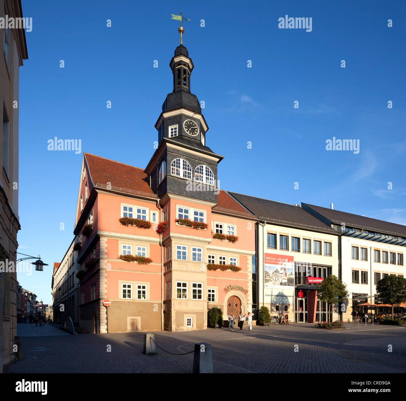 Town Hall, Eisenach, Turingia, Germania, Europa PublicGround Foto Stock