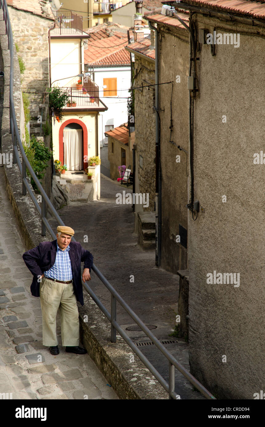 Le persone anziane regione Basilicata Sud Italia Foto Stock