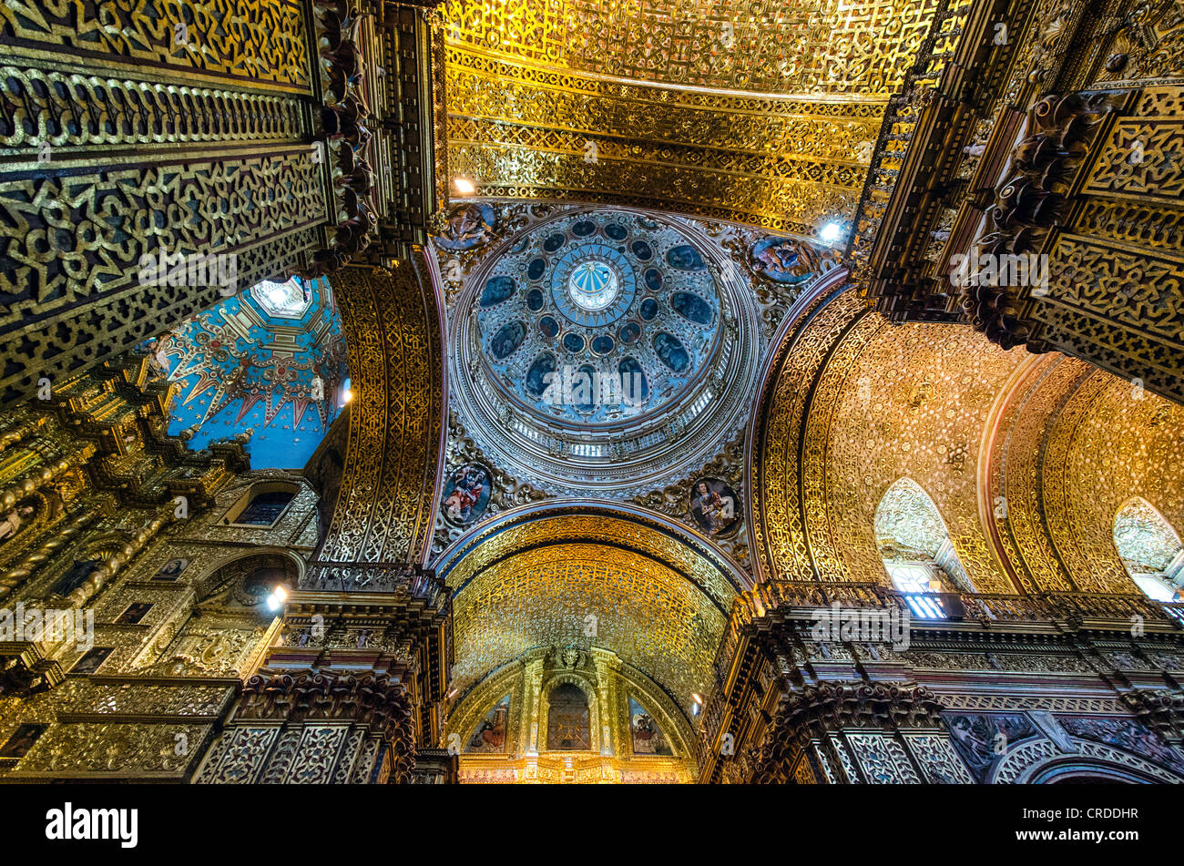 La Compania de Jesus chiesa Quito Ecuador Foto Stock